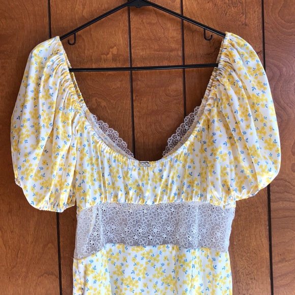 for Love and Lemons FL&L Daffodil Mini Dress S EUC - Picture 13 of 16